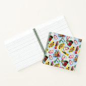 Buddy the Elf and Santa North Pole Pattern Notitieboek (Binnen)
