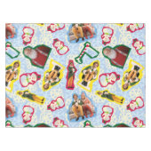 Buddy the Elf and Santa North Pole Pattern Tafelkleed (Voorkant (Horizontaal))