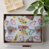 Buddy the Elf and Santa North Pole Pattern Tissuepapier (Geschenk)