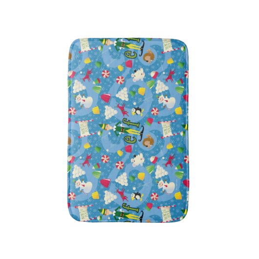 Buddy the Elf Cartoon Pattern Badmat (Voorkant Verticaal)