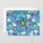 Buddy the Elf Cartoon Pattern Briefkaart (Voorkant / Achterkant)