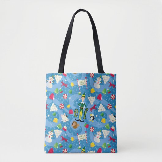Buddy the Elf Cartoon Pattern Draagtas (Voorkant)