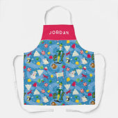 Buddy the Elf Cartoon Pattern Schort (Voorkant)