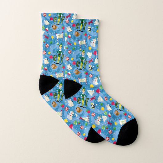 Buddy the Elf Cartoon Pattern Sokken (Paar)