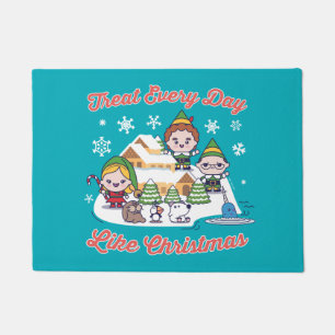 Buddy the Elf Chibi Graphic Deurmat