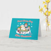 Buddy the Elf Chibi Graphic Kaart (Gele Bloem)