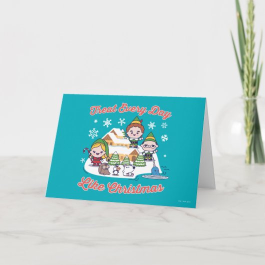 Buddy the Elf Chibi Graphic Kaart (Voorkant)