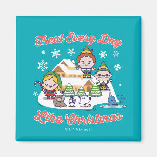 Buddy the Elf Chibi Graphic Magneet