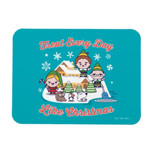Buddy the Elf Chibi Graphic Magneet (Horizontaal)