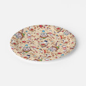 Buddy the Elf | Christmas Cheer Pattern Papieren Bordje (Gekanteld)