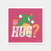Buddy the Elf Does Someone Need a Hug Servet (Voorkant)