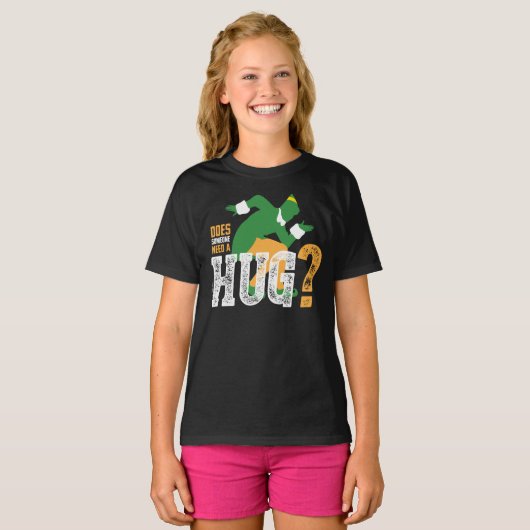 Buddy the Elf Does Someone Need a Hug T-shirt (Voorkant volledig)