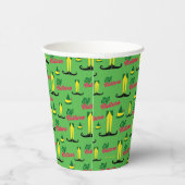Buddy the Elf | Elf Culture Pattern Papieren Bekers (Rechts)