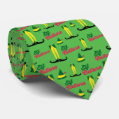 Buddy the Elf | Elf Culture Pattern Stropdas (Opgerold)