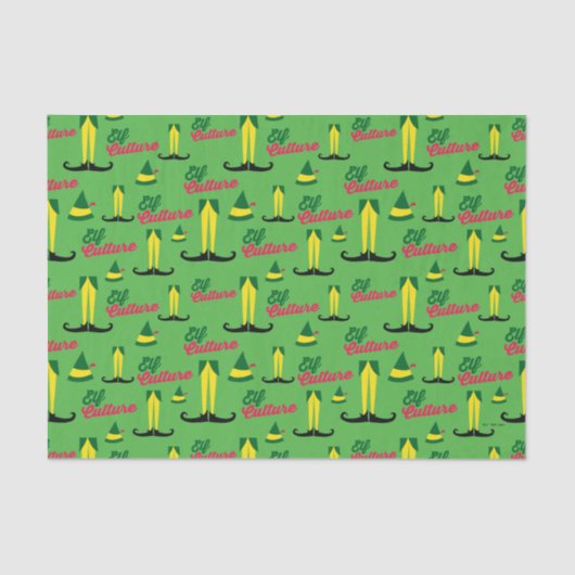 Buddy the Elf | Elf Culture Pattern Tissuepapier (Voorkant)