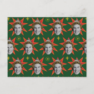 Buddy the Elf Emoties Pattern Briefkaart