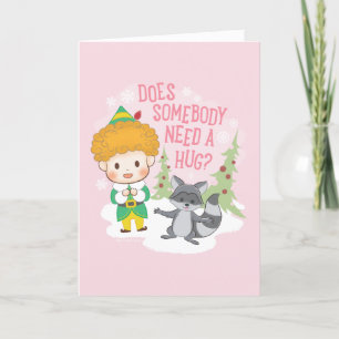 Buddy the Elf Heeft iemand een knuffel nodig? Feestdagen Kaart