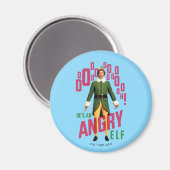Buddy the Elf | He's an Angry Elf Magneet (Voorkant / Achterkant)