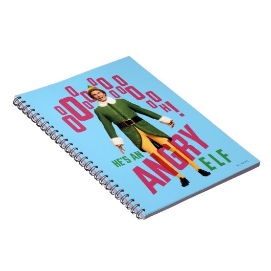 Buddy the Elf | He's an Angry Elf Notitieboek (Rechterzijde)