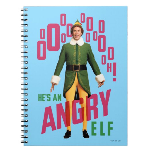 Buddy the Elf | He's an Angry Elf Notitieboek (Voorkant)