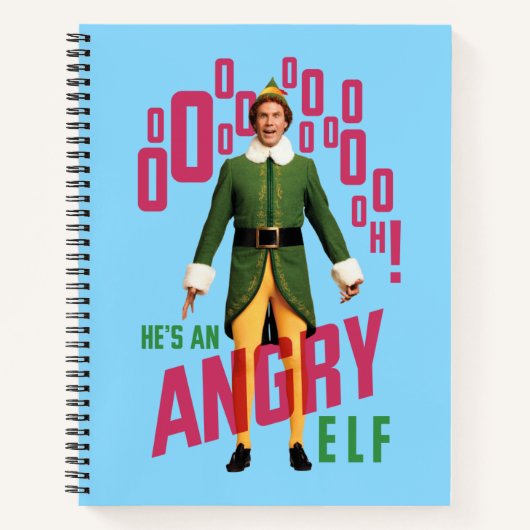 Buddy the Elf | He's an Angry Elf Notitieboek (Voorkant)