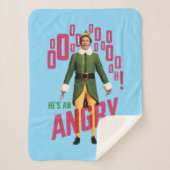 Buddy the Elf | He's an Angry Elf Sherpa Deken (Voorkant)