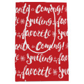 Buddy the Elf | Het glimlachen is mijn favoriete p Medium Cadeauzakje (Voorkant)