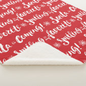 Buddy the Elf | Het glimlachen is mijn favoriete p Sherpa Deken (3/4)