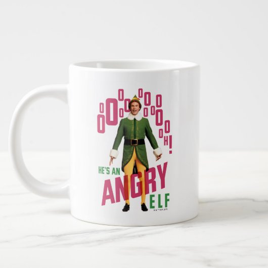 Buddy the Elf | Hij is een Angry Elf Extra Grote Beker (Links)