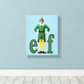 Buddy the Elf Movie Logo Canvas Afdruk (Insitu (Houten vloer))