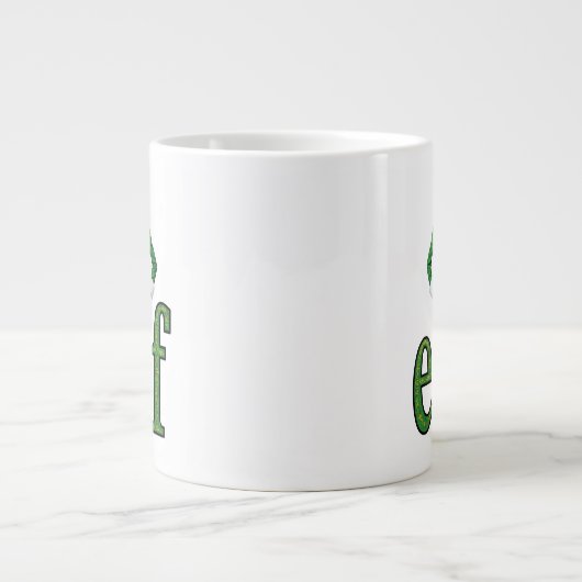 Buddy the Elf Movie Logo Extra Grote Beker (Voorkant)