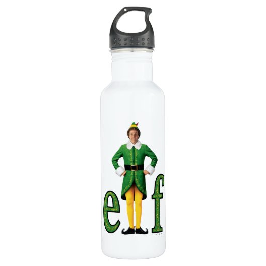 Buddy the Elf Movie Logo Waterfles (Voorkant)