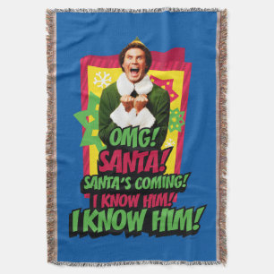 Buddy the Elf OMG! Kerstman. Deken