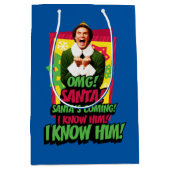 Buddy the Elf | OMG! Kerstman. Medium Cadeauzakje (Voorkant)