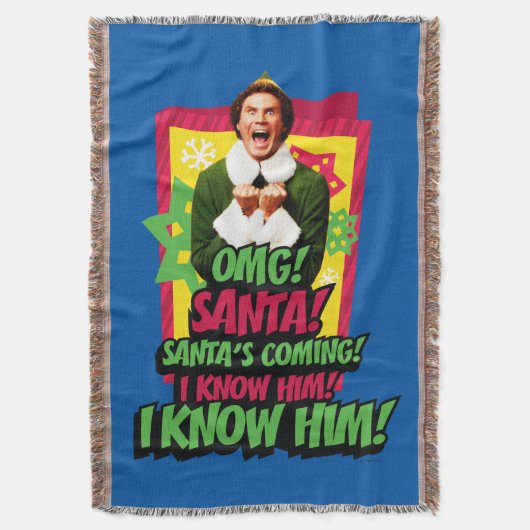 Buddy the Elf | OMG! Santa! Deken (Voorkant Verticaal)