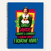 Buddy the Elf | OMG! Santa! Notitieboek (Voorkant)