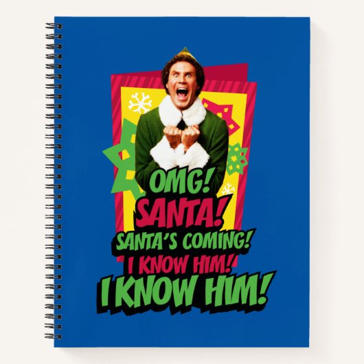 Buddy the Elf | OMG! Santa! Notitieboek (Voorkant)
