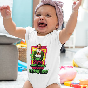 Buddy the Elf OMG! Santa! Romper