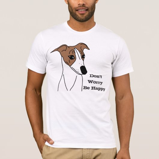 Buddy the Whippet T-shirt (Voorkant)