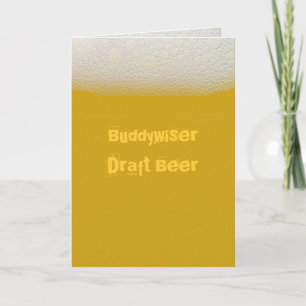 BuddywiserDraft Beer Kaart