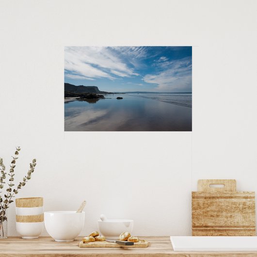 Bude strand Cornwall Poster (Keuken)