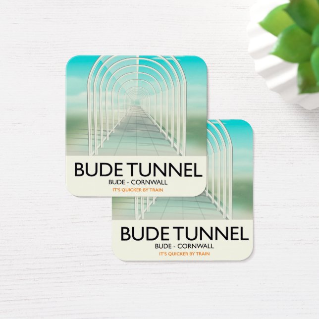 Bude Tunnel, Cornouwall Parodie affiche Voyage (Bureau)