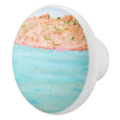 Budelli Turquoise Zee Keramische Knop (Rechts)