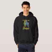 Budgerigar Bird Owner Parakeet Rather Be With Bud Hoodie (Voorkant volledig)