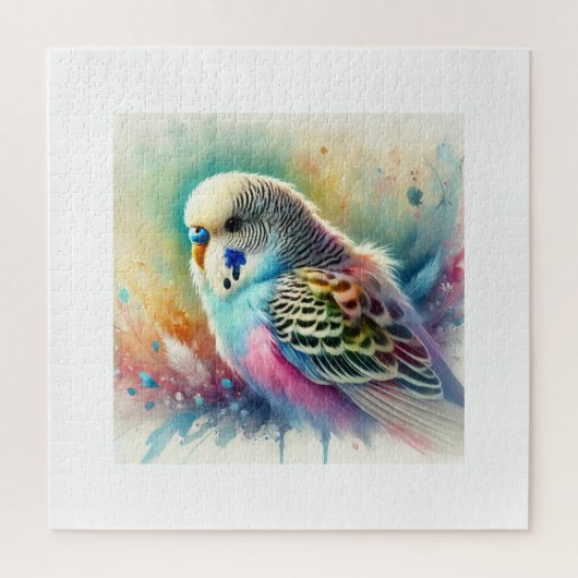 Budgerigar in Colorful Harmony 171024AREF122 - Wat Legpuzzel (Verticaal)