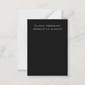 BUDGET 18e anniversaire PHOTO Invitation Faire-par (Dos)