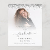 Budget 2022 Afstudeerder Foto Silver Glitter Aanko (Voorkant)