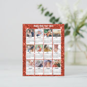 Budget 2023 Calendrier 12 Photo Carte Parties scin (Debout devant)