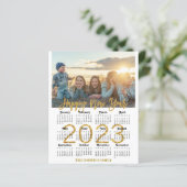 BUDGET 2023 Calendrier Carte photo familial modern (Debout devant)