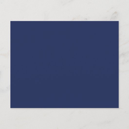 Budget 2023 Navy Blue Gold Photo Afstuderen Flyer (Achterkant)